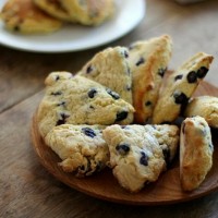 blueberry cream scones