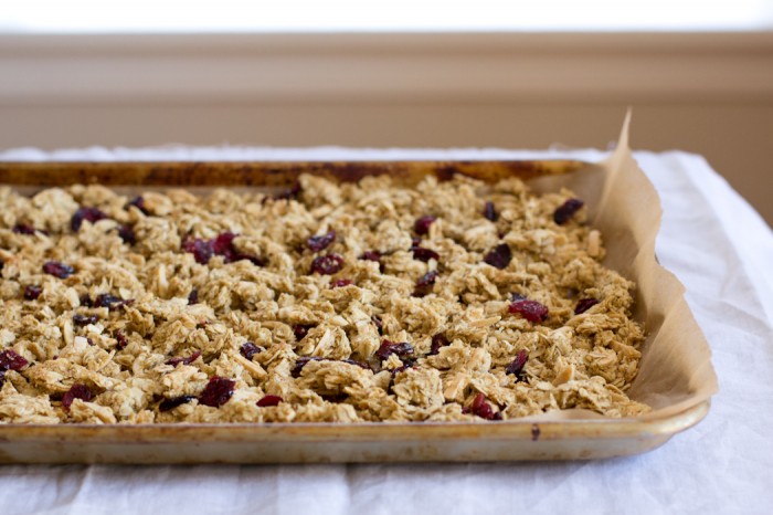 maple almond granola