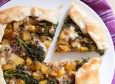 butternut squash, broccolini and pancetta galette with fontina