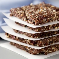 no-bake cherry, chocolate and almond energy bars