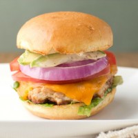 apple maple bacon turkey burger