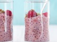 vegan raspberry tapioca pudding